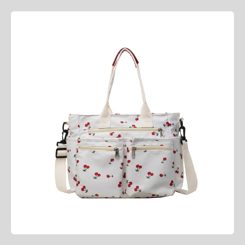 🍒Cherry print tote bag